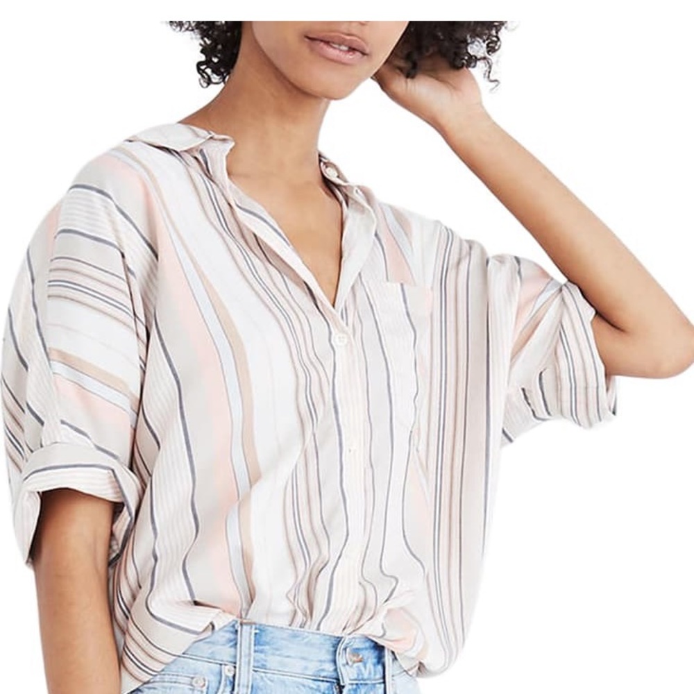 Madewell courier oversized shirt